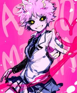 Mina Ashido Character Art Diamond Painting