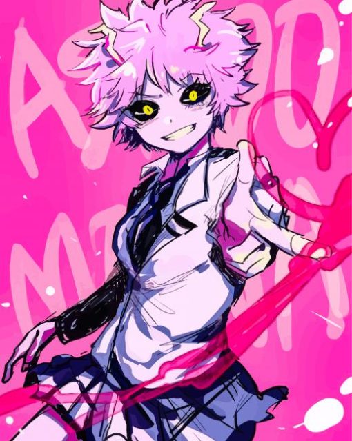 Mina Ashido Character Art Diamond Painting