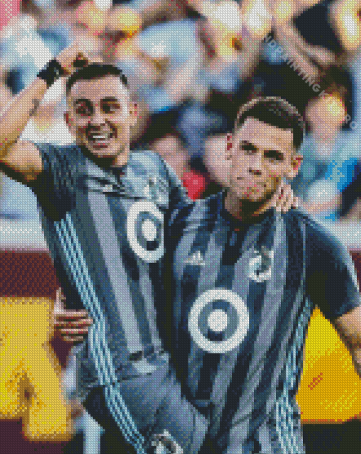 Minnesota United FC Players Diamond Painting