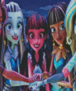 Monster High Animated Serie Diamond Painting
