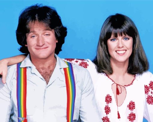 Mork and Mindy Diamond Painting