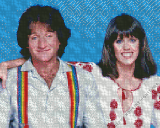 Mork and Mindy Diamond Painting