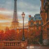 Morning in Paris City Diamond Painting