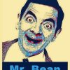 Mr Bean Illustration Poster Diamond Painting