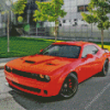 Orange Hellcat SRT Diamond Painting