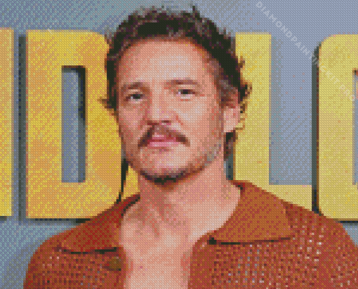 Actor Pedro Pascal Diamond Painting