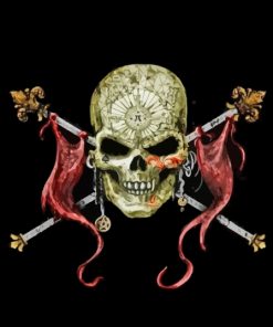 Pirate Skull Diamond Painting