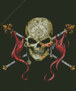 Pirate Skull Diamond Painting