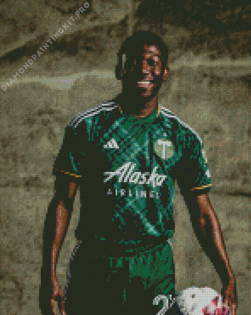 Portland Timbers Player Diamond Painting