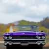 Purple Cadillac 1959 Diamond Painting