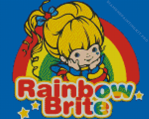 Rainbow Brite Posters Diamond Painting