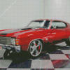 Red 71 Chevelle Car Diamond Painting