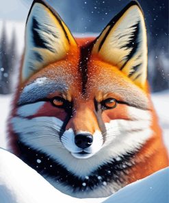 Red Fox Diamond Painting