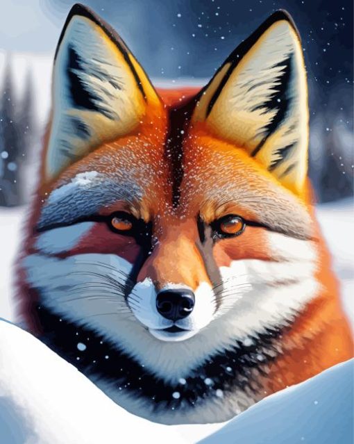 Red Fox Diamond Painting