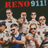 Reno 911 Serie Poster Diamond Painting