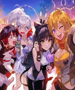 Rwby Anime Characters Diamond Painting