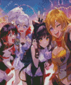 Rwby Anime Characters Diamond Painting