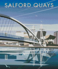 Salford Quays Poster Diamond Painting