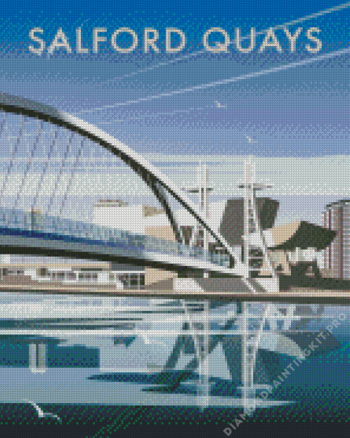 Salford Quays Poster Diamond Painting