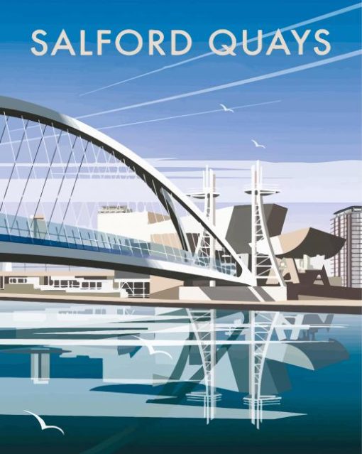 Salford Quays Poster Diamond Painting