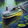 Saltwater Crocodile Diamond Painting