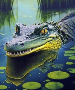 Saltwater Crocodile Diamond Painting