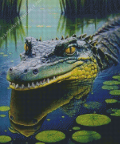 Saltwater Crocodile Diamond Painting