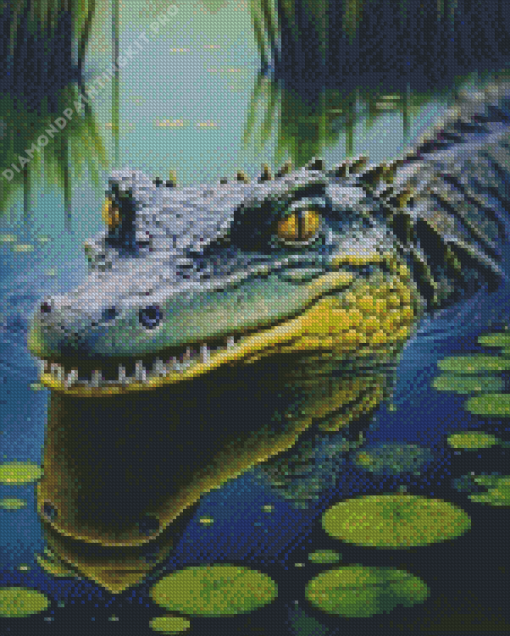 Saltwater Crocodile Diamond Painting