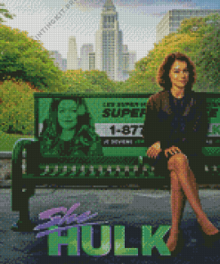 She Hulk Serie Poster Diamond Painting