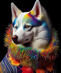 Siberian Husky Diamond Painting