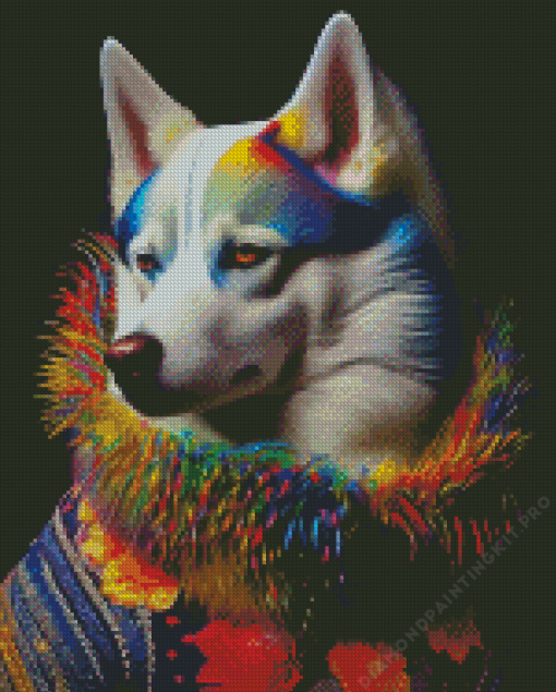 Siberian Husky Diamond Painting