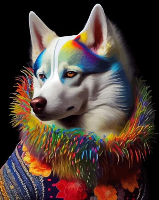 Siberian Husky Diamond Painting