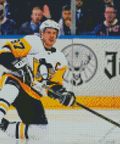 Sidney Crosby Canadian Hockey Player Diamond Painting