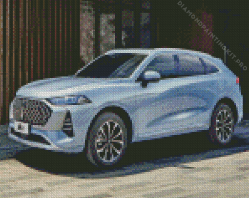 Silver Wey Car Diamond Painting