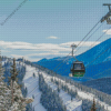 Ski Lift With Landscape Diamond Painting