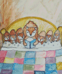 Squirrel Children's Room Diamond Painting