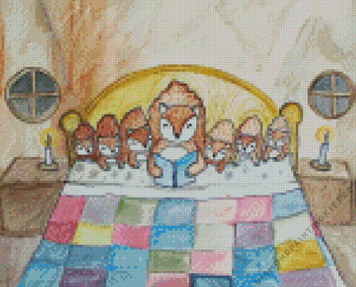 Squirrel Children's Room Diamond Painting