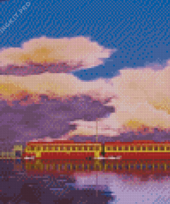 Studio Ghibli Spirited Away Train Diamond Painting
