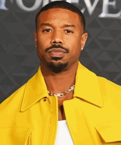 Stylish Michael B Jordan Diamond Painting