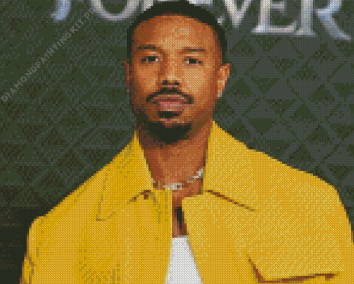 Stylish Michael B Jordan Diamond Painting