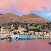 Sunset Over Symi Island Diamond Painting