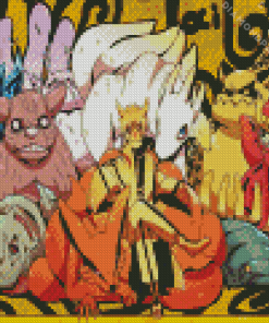 Tailed Beasts Anime Diamond Painting