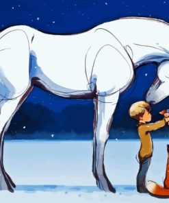 The Boy Hors Mole and The Fox Diamond Painting