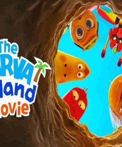 Larva Island Movie Poster Diamond Painting