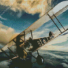 The Sopwith Camel Fighter Aircraft Diamond Painting