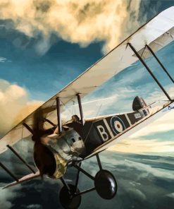 The Sopwith Camel Fighter Aircraft Diamond Painting