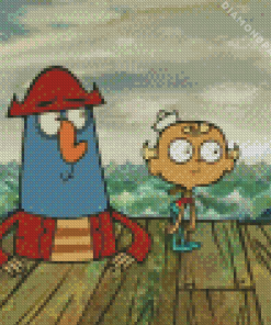 Flapjack and Captain Knuckles Diamond Painting