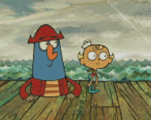 Flapjack and Captain Knuckles Diamond Painting