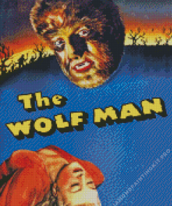 The Wolf Man 1941 Movie Diamond Painting