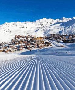 Snowy Val Thorens Diamond Painting